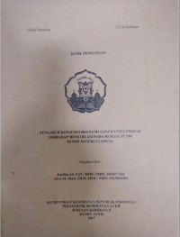 Image of Pengaruh KOmsumsi Biji Rami (Linum Usitatissium) Terhadap Menstruasi Pada Remaja Putri Di SMP Negeri 2 Langsa