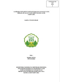 Image of GAMBARAN HYGIENE SANITASI MAKANAN JAJANAN YANG BERADA DI JALAN ULEE-LHEUE BANDA ACEH TAHUN 2021