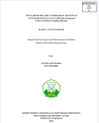 Image of PENGARUH PELARUT TERHADAP AKTIVITAS ANTIJAMUR DAUN PALA (Myristica fragrans) PADA JAMUR Candida albicans