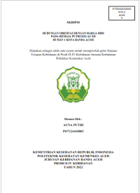 Image of HUBUNGAN OBESITAS DENGAN HARGA DIRI 
PADA REMAJA PUTRI KELAS XII DI MAN 1 KOTA BANDA ACEH