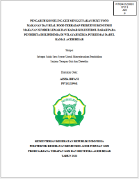 Image of PENGARUH KONSELING GIZI MENGGUNAKAN BUKU FOTO MAKANAN DAN REAL FOOD TERHADAP FREKUENSI KONSUMSI MAKANAN SUMBER LEMAK DAN KADAR KOLESTEROL DARAH PADA
PENDERITA DISLIPIDEMIA DI WILAYAH KERJA PUSKESMAS DARUL KAMAL ACEH BESAR