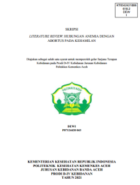 Image of LITERATURE REVIEW: HUBUNGAN ANEMIA DENGAN ABORTUS PADA KEHAMILAN