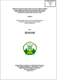 Image of EFEKTIVITAS PENYULUHAN MENGGUNAKAN MEDIA LEMBAR BALIK TERHADAP PENINGKATAN PENGETAHUAN SISWA SEKOLAH DASAR TENTANG PENTINGNYA KONSUMSI BUAH DAN SAYUR DI SDN 62 BANDA ACEH