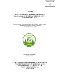 Image of PENGARUH TERAPI AKUPRESUR TERHADAP DISMENORHEA PADA REMAJA PUTRI DI SMPN 2 
LABUHAN HAJI BARAT