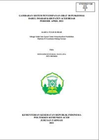 Image of GAMBARAN SISTEM PENYIMPANAN OBAT DI PUSKESMAS DARUL IMARAH KABUPATEN ACEH BESAR PERIODE APRIL 2021