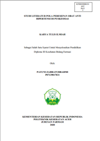 Image of STUDI LITERATUR POLA PERESEPAN OBAT ANTI HIPERTENSI DI PUSKESMAS