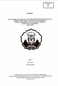 Image of Study Perilaku Petugas Juru Imunisasi Dalam Penanganan Limbah Medis Bekas Imunisasi Di Puskesmas Darul Imarah Kecamatan Darul Imarah Kabupaten Aceh Besar Tahun 2013
