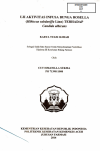 Image of Uji Aktivitas Infusia Bunga Rosella (Hibiscus Sabdariffa Linn) Terhadap Candida Albicans