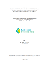 Image of Hubungan Pengetahuan Ibu Dengan Persistensi Gigi Pada Anak Yang Berkunjung Ke Puskesmas Juli 2 Kecamatan Juli Kabupaten Bireuen
