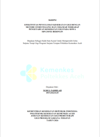 Image of Efektivitas Penyuluhan Kesehatan Gigi dengan Metode Storytelling dan Ceramah Terhadap Pengetahuan Kesehatan Gigi Pada Siswa SDN.101921 Beringin