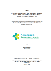 Image of Pengaruh Mengkonsumsi Buah Bengkuang Terhadap Status Debris Indeks Pada Murid SDN Kandang Kecamatan Sakti Kabupaten Pidie