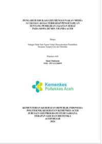 Image of PENGARUH EDUKASI GIZI MENGGUNAKAN MEDIA NUTRITION BINGO TERHADAP PENGETAHUAN TENTANG PEMILIHAN JAJANAN SEHAT PADA SISWA DI MIN 3 BANDA ACEH