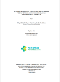 Image of PENGEMBANGAN VIDEO STORYTELLING DENGAN BONEKA ‘SI IPAK’ TENTANG JAJANAN SEHAT PADA ANAK SDN COT MEURAJA ACEH BESAR