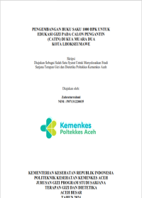 Image of PENGEMBANGAN BUKU SAKU 1000 HPK UNTUK EDUKASI GIZI PADA CALON PENGANTIN (CATIN) DI KUA MUARA DUA KOTA LHOKSEUMAWE