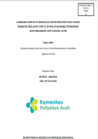 Image of GAMBARAN RIWAYAT KEBIASAAN KONSUMSI KOPI PADA PASIEN  DIABETES MELLITUS TIPE II  DI WILAYAH KERJA PUSKESMAS BAITURRAHMAN, KOTA BANDA ACEH
