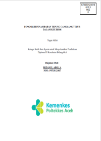 Image of PENGARUH PENAMBAHAN TEPUNG CANGKANG TELUR DALAM KUE BHOI