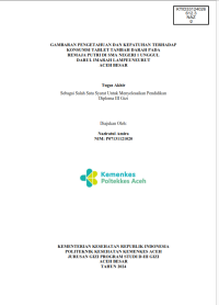 Image of GAMBARAN PENGETAHUAN DAN KEPATUHAN TERHADAP KONSUMSI TABLET TAMBAH DARAH PADA REMAJA PUTRI DI SMA NEGERI 1 UNGGUL DARUL IMARAH LAMPEUNEURUT ACEH BESAR
