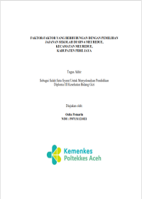 Image of GAMBARAN POLA KONSUMSI PANGAN SUMBER PROTEIN HEWANI DAN STATUS GIZI PADA ANAK BALITA USIA 12-59 BULAN DI DESA KEUDEE KRUENG SABEE KECAMATAN KRUENG SABEE KABUPATEN ACEH JAYA