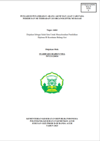 Image of PENGARUH PENAMBAHAN ARANG AKTIF DAN ASAP CAIR PADA PEREBUSAN MI TERHADAP UJI ORGANOLEPTIK MI BASAH