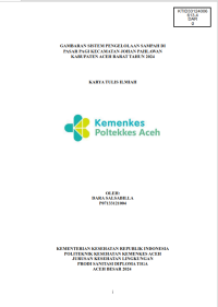 Image of GAMBARAN SISTEM PENGELOLAAN SAMPAH DI PASAR PAGI KECAMATAN JOHAN PAHLAWAN KABUPATEN ACEH BARAT TAHUN 2024