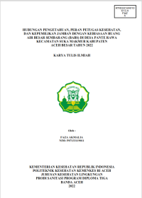 Image of HUBUNGAN PENGETAHUAN, PERAN PETUGAS KESEHATAN, DAN KEPEMILIKAN JAMBAN DENGAN KEBIASAAN BUANG AIR BESAR SEMBARANG (BABS) DI DESA PANTE RAWA
KECAMATAN SUKA MAKMUR KABUPATEN ACEH BESAR TAHUN 2022