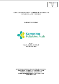 Image of GAMBARAN SANITASI PASAR TRADISIONAL AL MAHIRAH DI KOTA BANDA ACEH TAHUN 2024