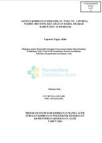 Image of ASUHAN KEBIDANAN KEHAMILAN  PADA NY. A DI DESA PASHEU BEUTONG KECAMATAN DARUL IMARAH KABUPATEN ACEH BESAR