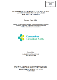 Image of ASUHAN KEBIDANAN KEHAMILAN PADA NY. B DI DESA LAM SEUNONG KECAMATAN KUTA BARO KABUPATEN ACEH BESAR