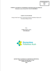 Image of FORMULASI SERUM ANTIOKSIDAN EKSTRAK BUAH TAKOKAK (Solanum Torvum Swartz) DAN ASAM ASKORBAT