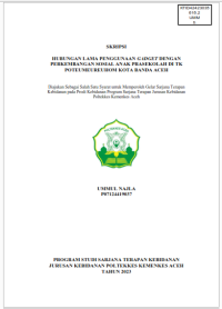 Image of HUBUNGAN LAMA PENGGUNAAN GADGET DENGAN PERKEMBANGAN SOSIAL ANAK PRASEKOLAH DI TK
POTEUMEUREUHOM KOTA BANDA ACEH