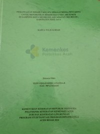 Image of PEMANFAATAN SERABUT KELAPA SEBAGAI MEDIA PENYARING UNTUK MENURUNKAN KEKERUHAN PADA AIR SUMUR DI GAMPONG KOTA MEUREUDU, KECAMATAN MEUREUDU,KABUPATEN PIDIE JAYA