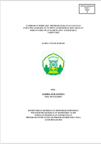 Image of GAMBARAN PERILAKU MEMILIH MAKANAN JAJANAN PADA PELAJAR KELAS VI MIN 8 ACEH BARAT KECAMATAN JOHAN PAHLAWAN KABUPATEN ACEH BARAT
TAHUN 2023
