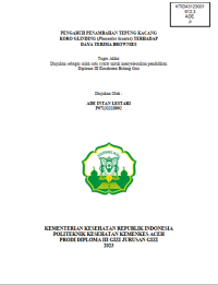Image of HUBUNGAN PENGETAHUAN IBU TENTANG RAMPAN
KARIES PADA ANAK BALITA DI TK ISLAM TERAPAN BAITUSSHALIHIN KECAMATAN  ULEE KARENG KOTA BANDA ACEH