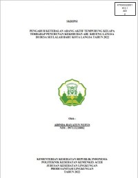 Image of PENGARUH KETEBALAN ARANG AKTIF TEMPURUNG KELAPA TERHADAP PENURUNAN KEKERUHAN AIR  KRUENG LANGSA DI DESA SEULALAH BARU KOTA LANGSA TAHUN 2022