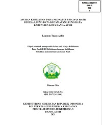 Image of ASUHAN KEBIDANAN PADA NEONATUS USIA (0-28 HARI) DI DESA LEUNG BATA KECAMATAN LEUNG BATA KABUPATEN KOTA BANDA ACEH