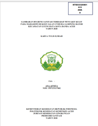 Image of GAMBARAN HYGIENE SANITASI TERHADAP PENYAKIT KULIT PADA MAHASISWI DI KOST JALAN UNMUHA GAMPONG BATOH KECAMATAN LUENG BATA KOTA BANDA ACEH TAHUN 2020