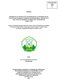 Image of KEDISIPLINAN PEMAKAIAN MASKER DENGAN KONDISI SESAK NAFAS PADA PEKERJA TAMBANG KAPUR DI DESA ANEUK PAYA KECAMATAN LHOKNGA KABUPATEN ACEH BESAR TAHUN 2021