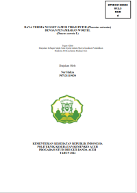 Image of DAYA TERIMA NUGGET JAMUR TIRAM PUTIH (Pleurotus ostreatus) DENGAN PENAMBAHAN WORTEL (Daucus carrota L)