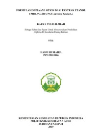 Image of FORMULASI SEDIAAN LOTION DARI EKSTRAK ETANOL UMBI JALAR UNGU (Ipomea batatasL.)