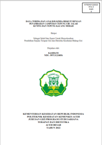 Image of DAYA TERIMA DAN ANALISIS KIMIA BISKUIT DENGAN
PENAMBAHAN CAMPURAN TEPUNG UBI  JALAR KUNING DAN TEPUNG KACANG MERAH