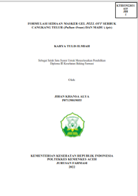 Image of FORMULASI SEDIAAN MASKER GEL PEEL OFF SERBUK
CANGKANG TELUR (Pullum Ovum) DAN MADU (Apis)