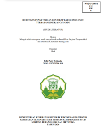 Image of HUBUNGAN PENGETAHUAN DAN SIKAP KADER POSYANDU TERHADAP KINERJA POSYANDU