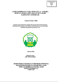 Image of ASUHAN KEBIDANAN PADA NEONATUS ( 0 – 28 HARI ) DI DESA LAM RAYA KECAMATAN KUTA BARO KABUPATEN ACEH BESAR