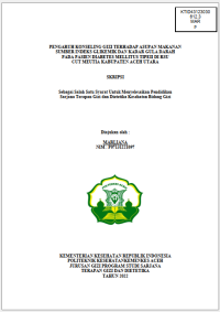 Image of PENGARUH KONSELING GIZI TERHADAP ASUPAN MAKANAN SUMBER INDEKS GLIKEMIK DAN KADAR GULA DARAH PADA PASIEN DIABETES MELLITUS TIPEII DI RSU CUT MEUTIA KABUPATEN ACEH UTARA