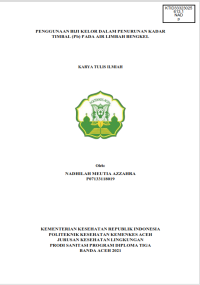 Image of PENGGUNAAN BIJI KELOR DALAM PENURUNAN KADAR TIMBAL (Pb) PADA AIR LIMBAH BENGKEL