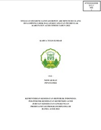 Image of TINJAUAN HYGIENE SANITASI DEPOT AIR MINUM ISI ULANG DI GAMPONG LHOK DALAM KECAMATAN PEUREULAK KABUPATEN ACEH TIMUR TAHUN 2022