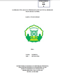 Image of GAMBARAN PELAKSANAN PROGRAM SANITASI TOTAL BERBASIS
MASYARAKAT (STBM)