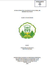 Image of STUDI LITERATUR ANALISIS KUALITAS FISIK AIR
BERSIH PADA PDAM