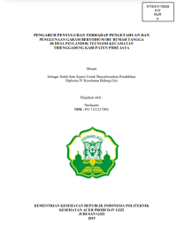 Image of PENGARUH PENYULUHAN TERHADAP PENGETAHUAN DAN PENGGUNAAN GARAM BERYODIUM IBU RUMAH TANGGA DI DESA PEULANDOK TEUNGOH KECAMATAN TRIENGGADENG KABUPATEN PIDIE JAYA