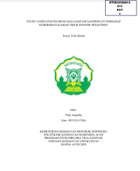 Image of STUDY LITERATUR HYGIENE DAN SANITASI SANTRIWATI TERHADAP
KEBERSIHAN KAMAR TIDUR PONDOK PESANTREN